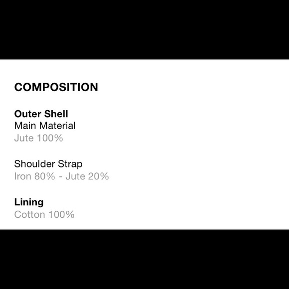 NWT • Zara • Natural Fabric Shopper - Picture 5 of 5